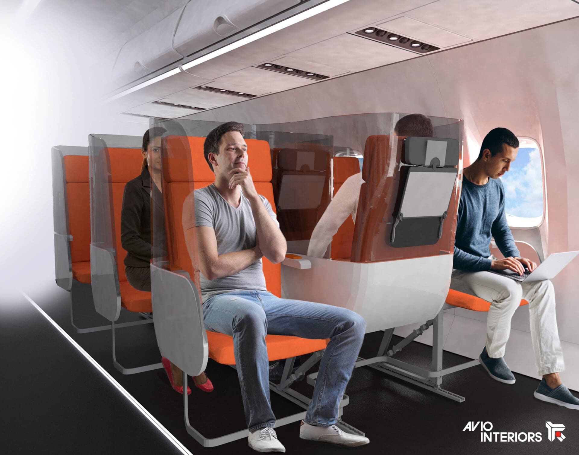 COVID-19 Airplane Seat Design