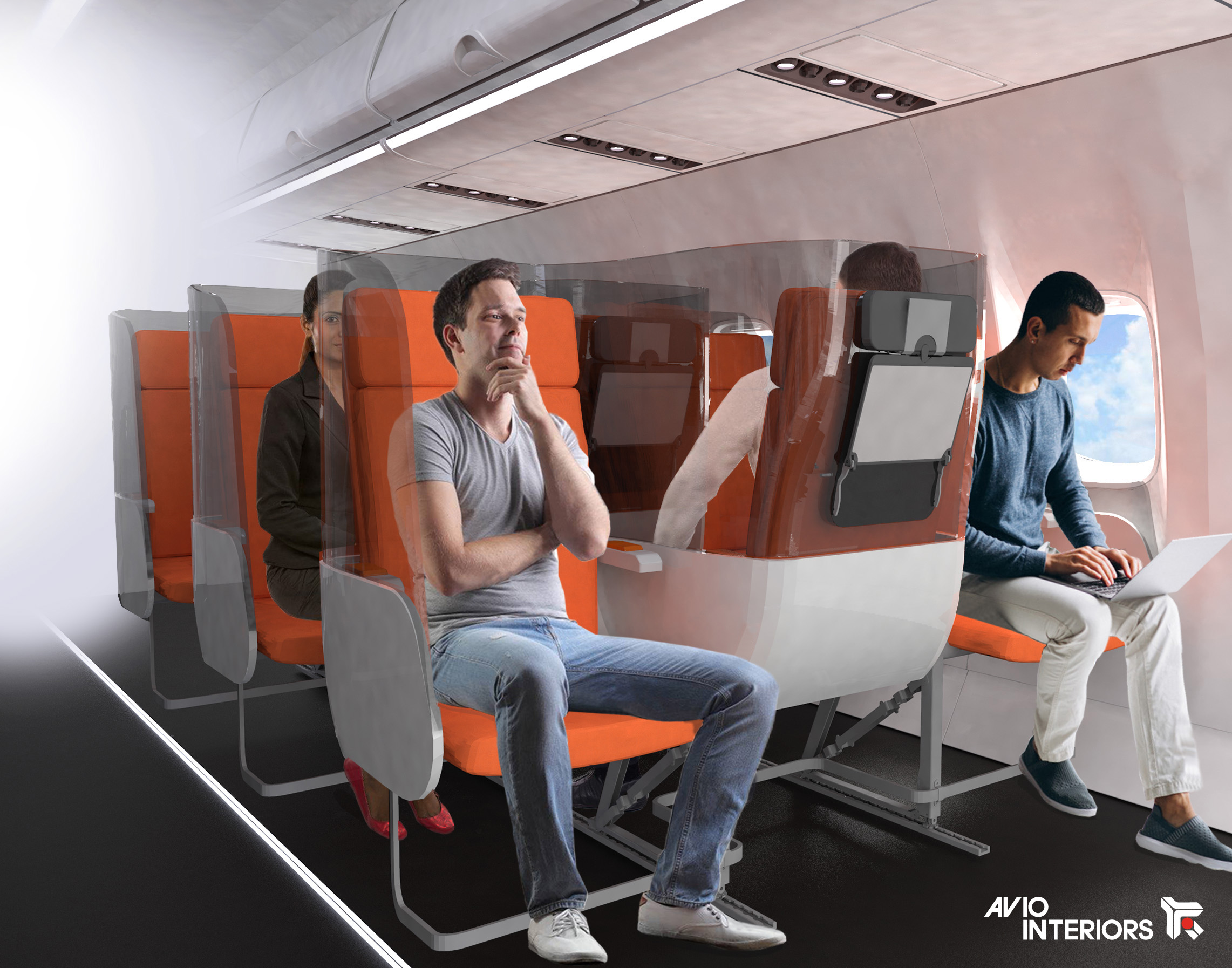 COVID-19 Airplane Seat Design