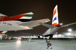British Airways A350 and Emirates B777 Collide in Dubai