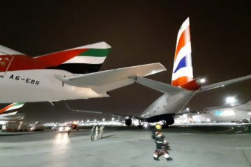 British Airways A350 and Emirates B777 Collide in Dubai
