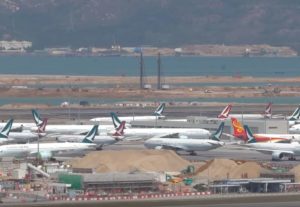 Cathay Pacific carries 582 in a day