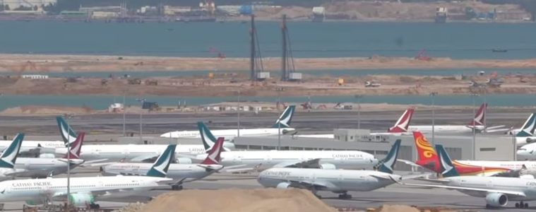 Cathay Pacific carries 582 in a day