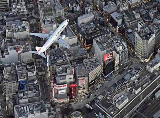 Tokyo Haneda Flight Path