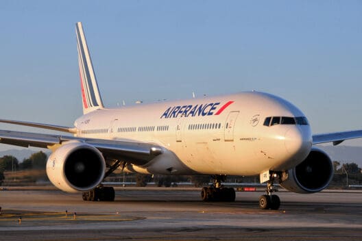 a large white airplane on a runway