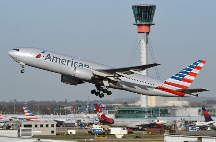 a plane taking off from a runway