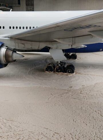 British Airways foaming incident