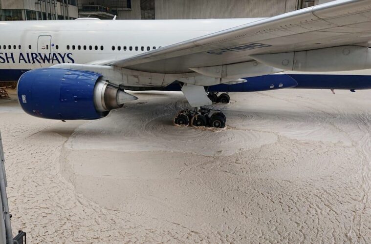 British Airways foaming incident