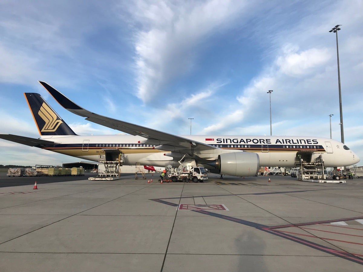 Singapore Airlines A350 cargo