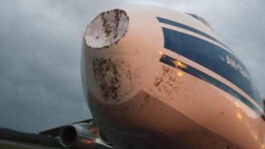 Volga Dnepr An-124 Damaged Due to Lightning Strike