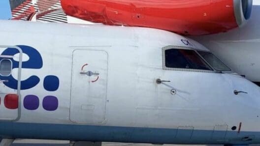 a close up of a plane