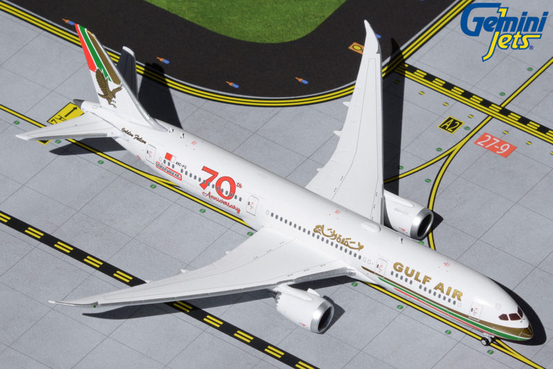 Gulf Air Boeing 787-9 Dreamliner "70th Anniversary" A9C-FG