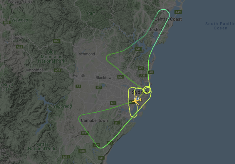 Qantas Retirement Flight Map