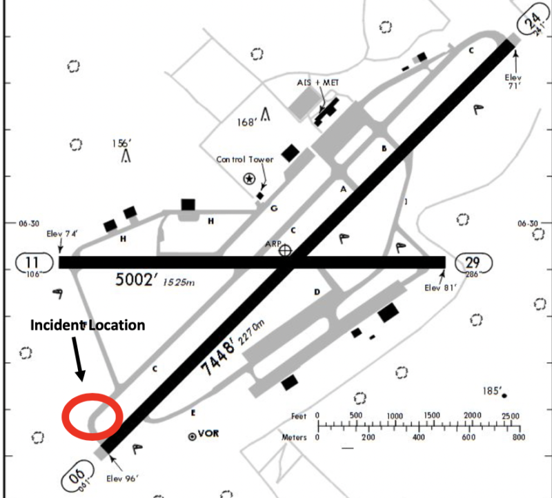 a map of an airport