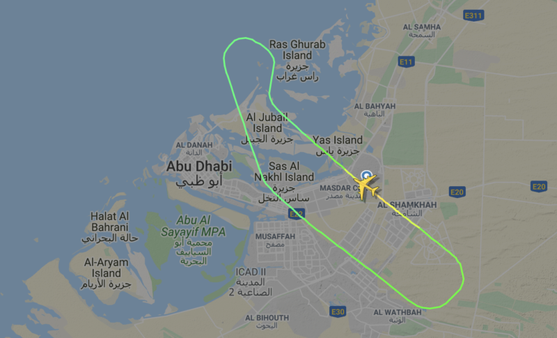 Etihad A380 Ghost Flight