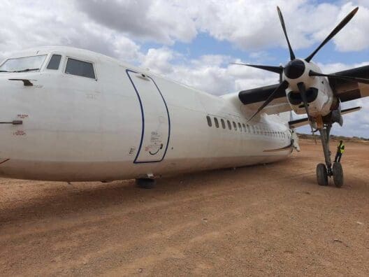 Kenyan Fokker 50 crash Somalia