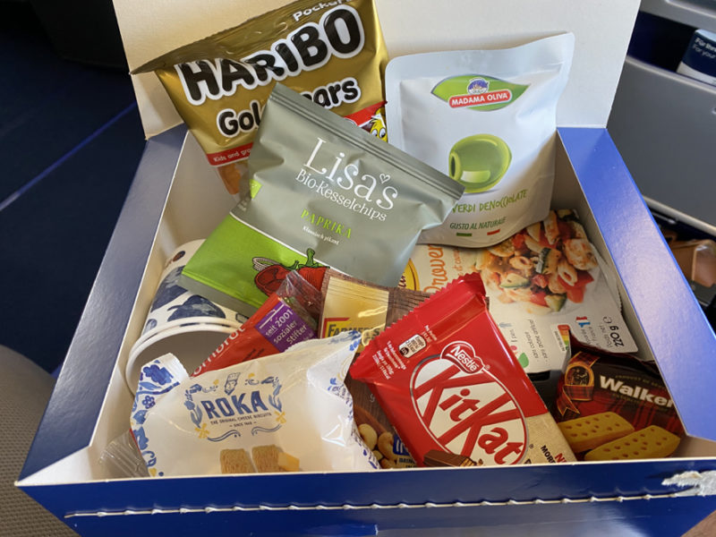 a box of snacks and snacks