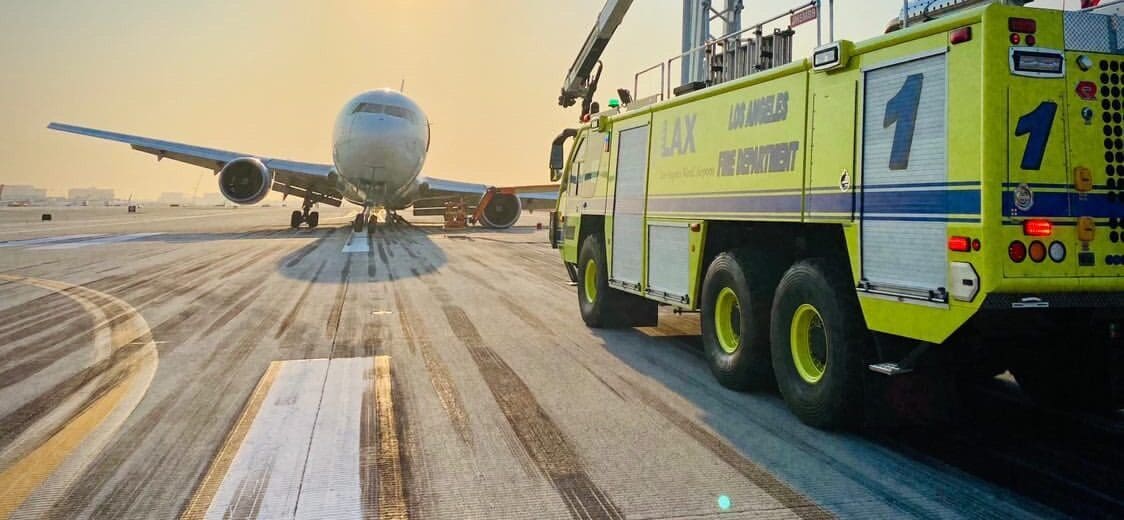 FedEx B767 Emergency Landing LAX