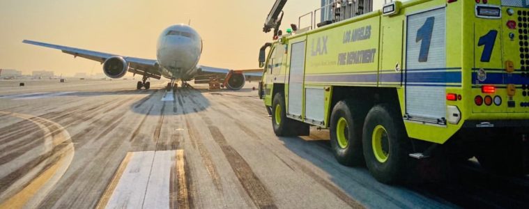 FedEx B767 Emergency Landing LAX