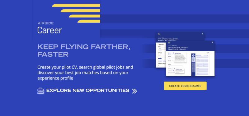 a blue and yellow website with white text