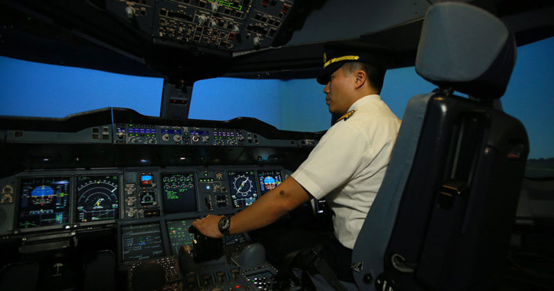 Singapore Airlines Flight Simulator