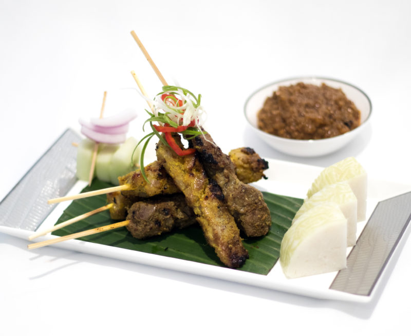 Singapore Airlines A380 Restaurant Satay