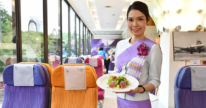 Thai Airways Restaurant Bangkok