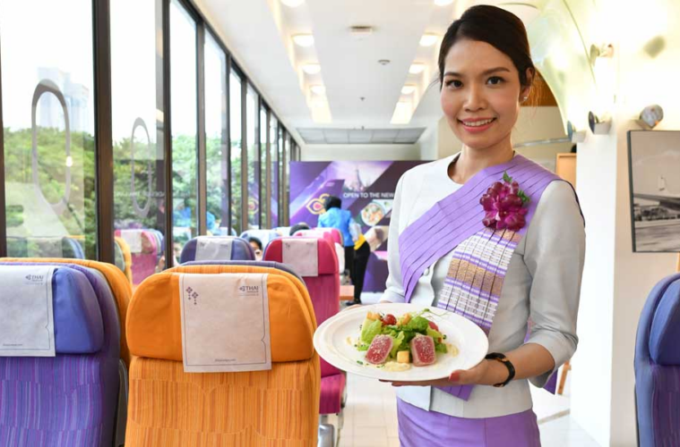 Thai Airways Restaurant Bangkok