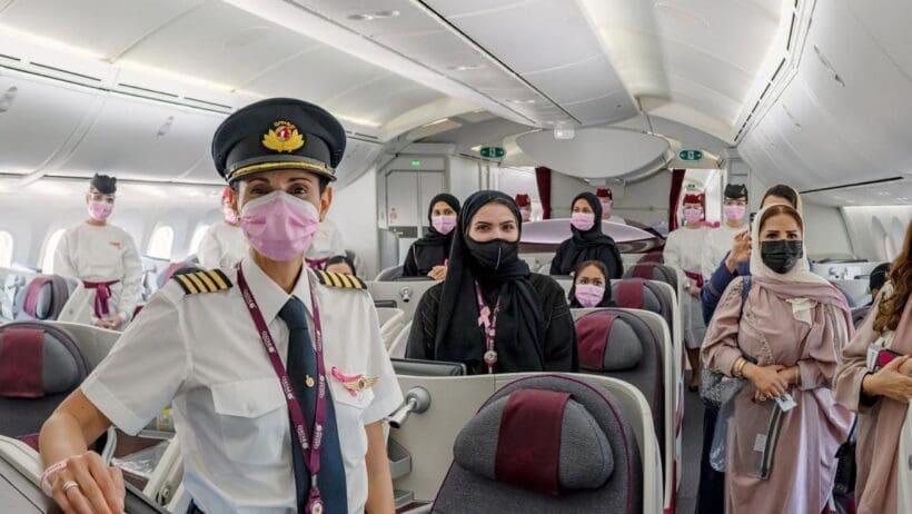 Qatar Airways Breast Cancer