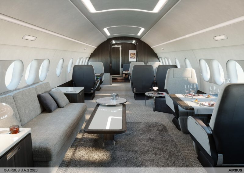 Airbus Corporate Jets ACJ TwoTwenty Cabin Interior