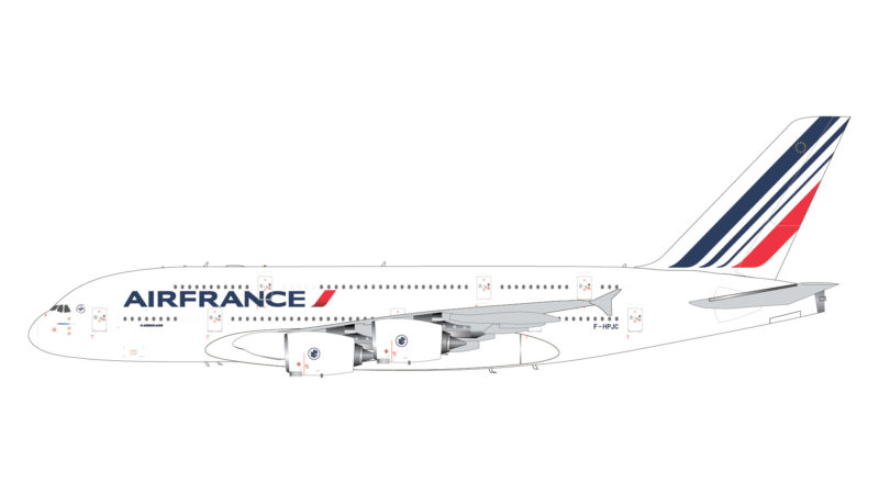 GeminiJets G2AFR922 1:200 Air France Airbus A380 F-HPJC