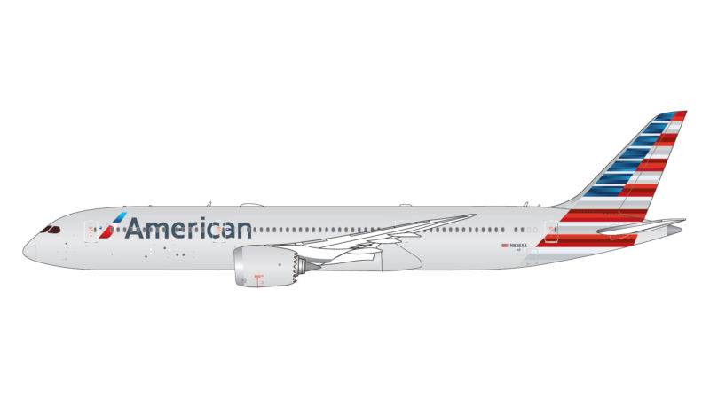 GeminiJets GJAAL1868 1:400 American Airlines Boeing 787-9 N825AA