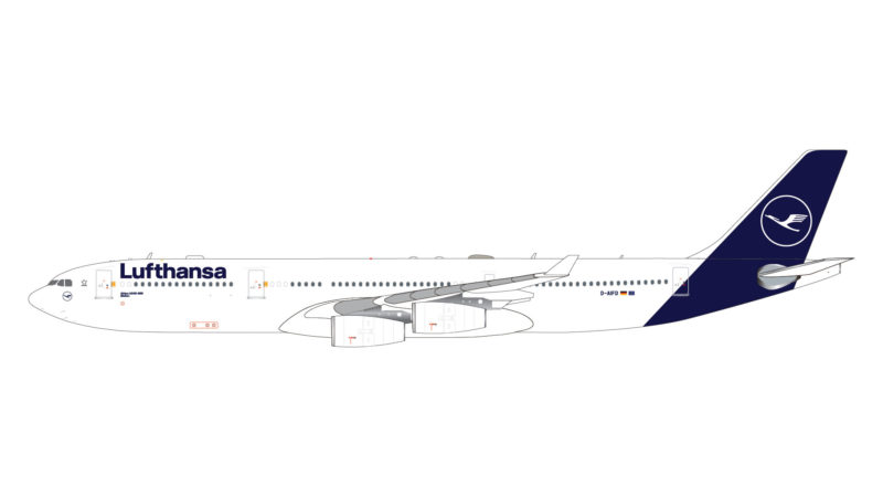 GeminiJets GJDLH1925 1:400 Lufthansa Airbus A340-300 D-AIFD