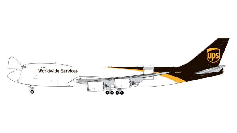 GeminiJets GJUPS1899 1:400 UPS Boeing 747-8F (Interactive Series) N606UP