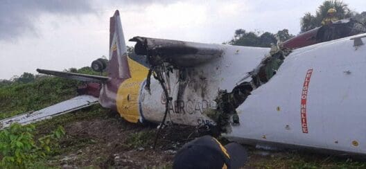 Aer Caribe AN-32 Veers Off Runway at Peru