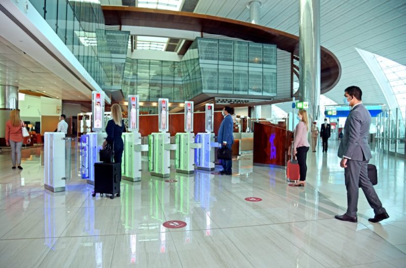 Biometric Entry at Emirates Lounge in DXB at Concourse B