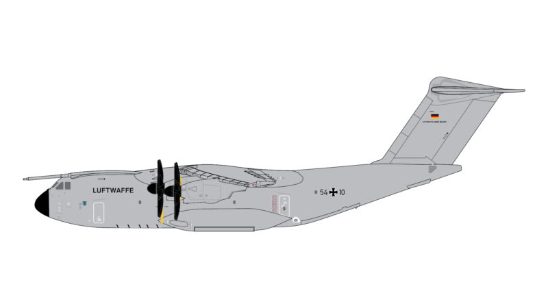GeminiJets GMLFT092 1:400 Luftwaffe Airbus A400M Atlas 54+10