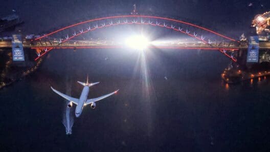 Qantas Centenary Flight Sydney