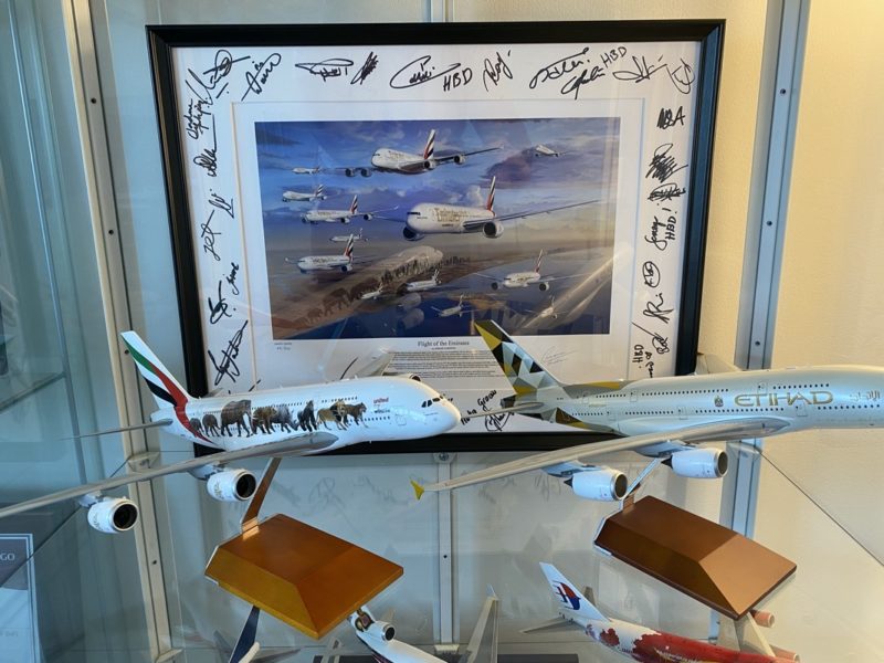 a framed picture of airplanes and a picture of airplanes