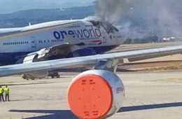 Stored British Airways B747 Catches Fire in Spain