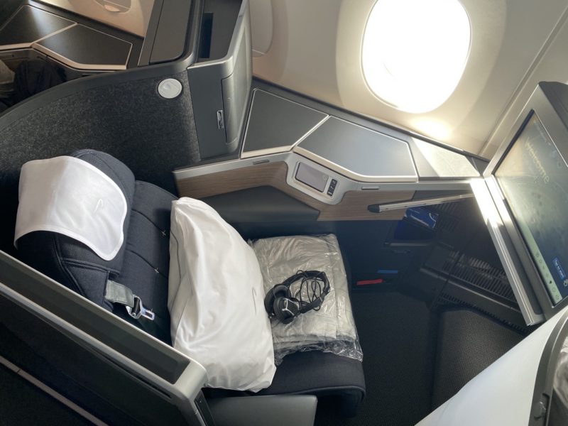 Club Suite Business Class onboard British Airways A350-1000