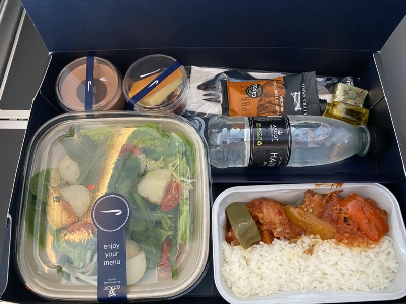British Airways Club World Business Class Box Meal