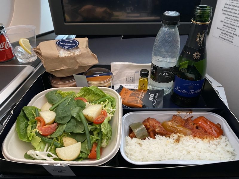British Airways Club World Business Class Box Meal