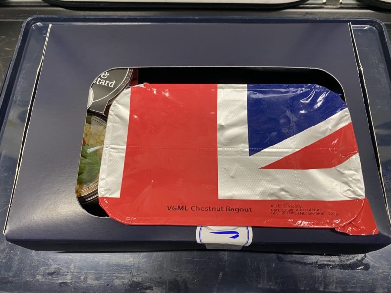 British Airways Economy Meal