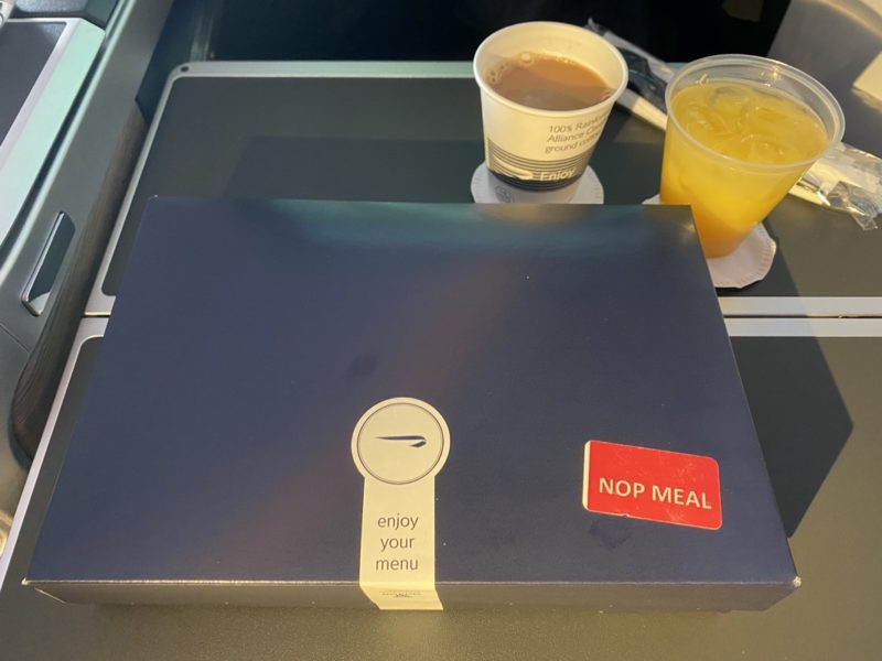 British Airways Business Class Snack Box