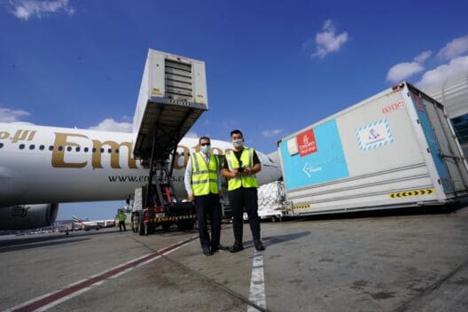 Airlines Transport Vaccines