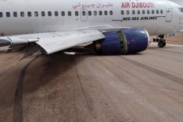 Air Djibouti Boeing 737 Suffers Gear Collapse During Landing