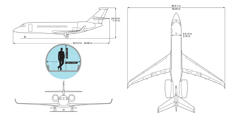a blueprint of a plane