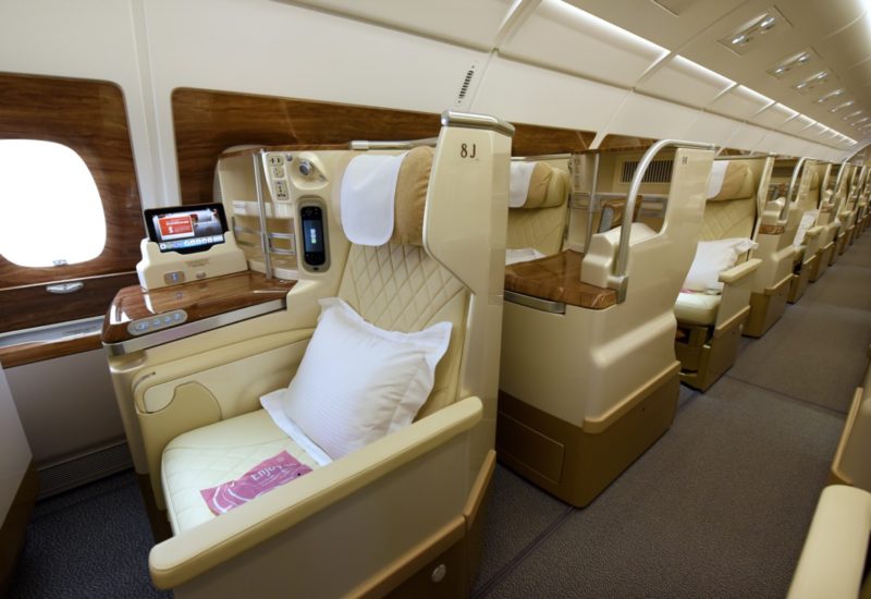 The refurbished Emirates Business Class seat are inspired from executive jet design