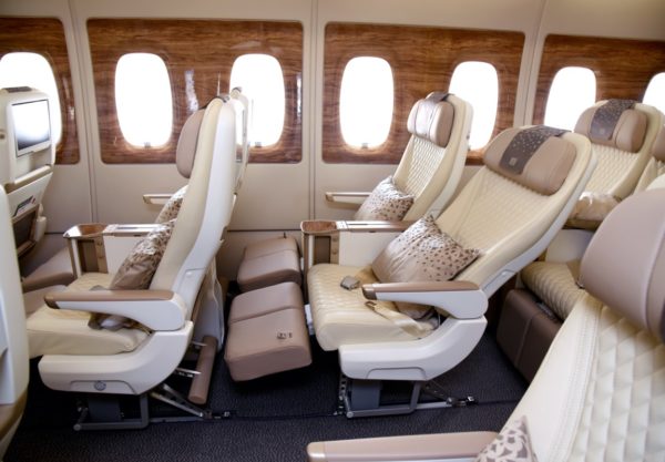 First Look of Emirates Premium Economy and Upgraded Cabin on A380