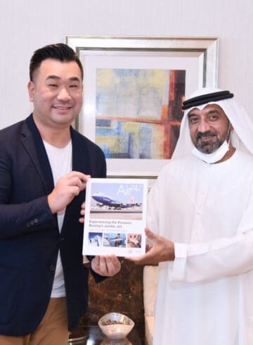 Meeting Sheikh Ahmed Emirates